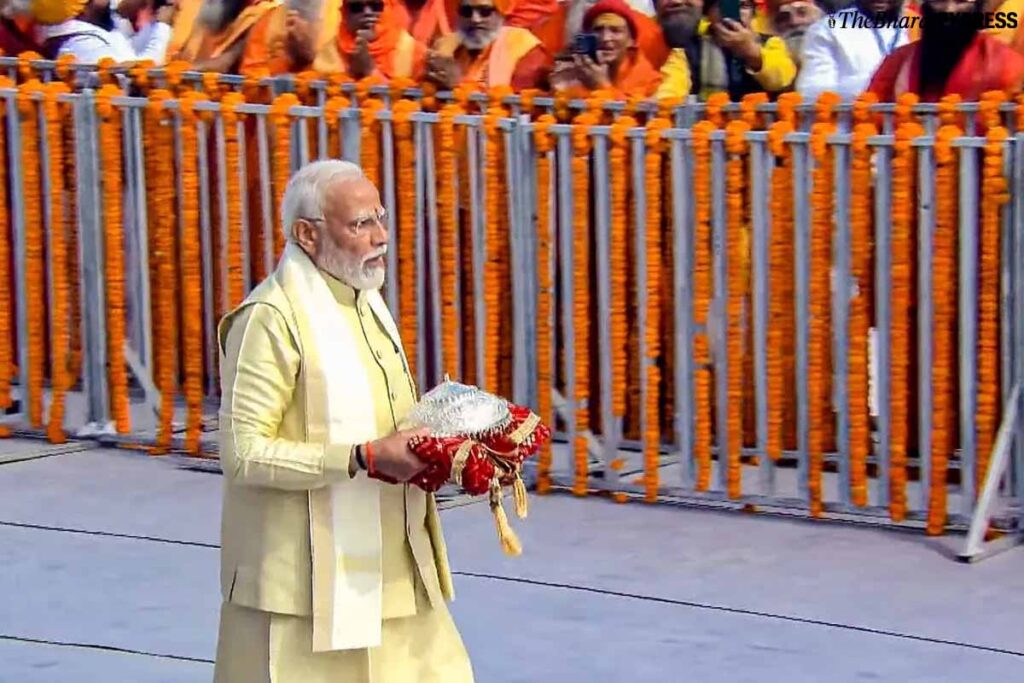 PM Modi Ram temple puja thali